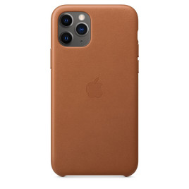 Apple iPhone 11 Pro Max Leather Case - Saddle Brown