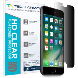 Tech Armor 4Way mica protectora 360 grados para Apple iPhone 7 Plus/iPhone 8 Plus (5.5 pulgadas) [1 unidad]