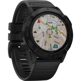 Garmin fenix 6X Pro Multisport GPS Smartwatch 51mm - Black with Black Band