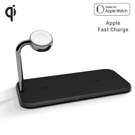 Zens Aluminium Dual Wireless Charger + Watch