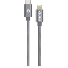 Kanex Durabraid USB-C to Lightning Cable 2m - Space Gray