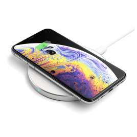 Satechi Aluminum Wireless Charger - Silver
