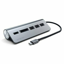 Satechi TYPE-C Aluminum USB 3.0 Hub & Card Reader