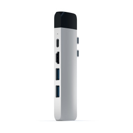 Satechi Type-C Pro Hub Adapter With Ethernet‌ & 4K HDMI - Silver