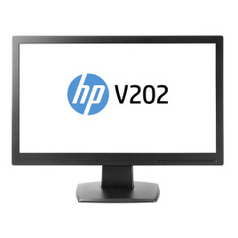Monitor HP V202 de 19.5'', Resolución de 1600 x 900 a 60 Hz Angulo de Visualizacion 90° horizontal, 50° vertical 1 Puerto VGA 