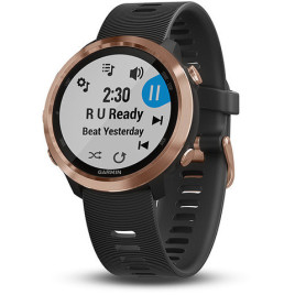 Garmin Forerunner 645 Music Black With Rose Gold- Hardware Fitness Smartwatch