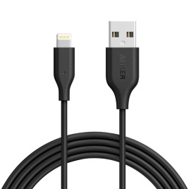Anker Cable PowerLine Lightning - 6ft/1.8m - Space Gray