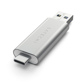 Satechi Aluminum Type-C USB 3.0 and Micro SD Card Reader for Type-C Devices
