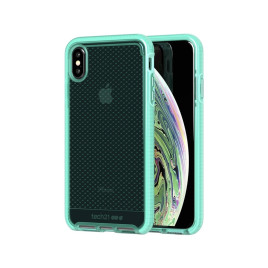 Tech21 Evo Check for iPhone XR - Neon Aqua