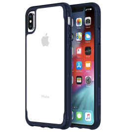 Griffin Survivor Clear for iPhone XS Max - Transparent/Blue