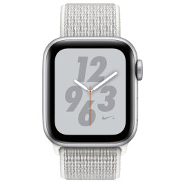 Apple Watch Nike+ Series 4 GPS, 40mm Silver Aluminum Case - Summit White Nike Sport Loop