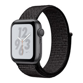 Apple Watch Nike+ Series 4 GPS, 44mm Space Gray Aluminum Case - Black Nike Sport Loop