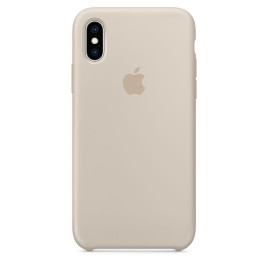 Apple iPhone XS Silicone Case - Stone