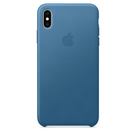 Apple iPhone XS Max Leather Case - Cape Cod Blue