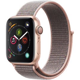 Apple Watch Series 4 GPS, 40mm Gold Aluminum Case - Pink Sand Sport Loop