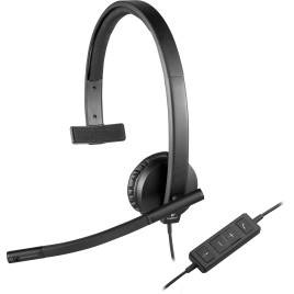 Logitech USB Headset Stereo H570e - Stereo - USB - Wired - 31.50 Hz - 20 kHz - Over-the-head - Binaural - Supra-aural - Noise Cancelling, Electret Microphone