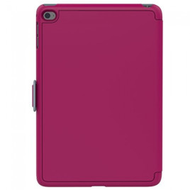 Speck Products StyleFolio Case and Stand for iPad mini 4, Fuchsia/Nickel Grey