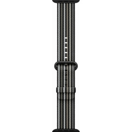 Apple Watch 38mm Stripe Woven Nylon - Black Stripe