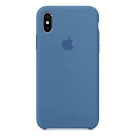 Apple iPhone X Silicone Case - Denim Blue