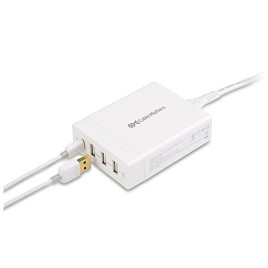 Cable Matters 72W 4-Port USB-C Charger with USB Power Delivery - White