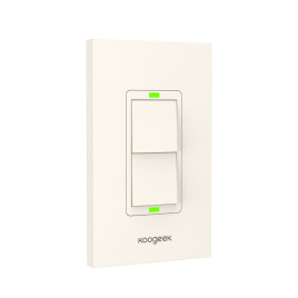 Koogeek Wi-Fi Enabled Smart Light Switch 2 lights