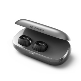 SOL REPUBLIC Amps Air Bluetooth Wireless Earbuds - Black