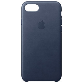 Apple Leather Case para iPhone 8 - Midnight Blue