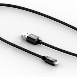 Griffin USB to Lightning Premium Cable, 10Ft - Black