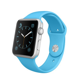 Apple Watch S0 42mm Sport  Silver Aluminum Sil Al Blue Sport Band