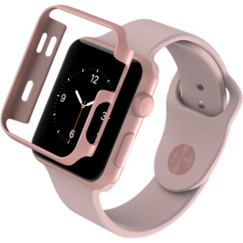 Zagg Luxe Protective Bumper Apple Watch S1 S2 42mm - Rose Gold