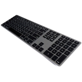 Matias Wireless Aluminum Keyboard - Space Gray.