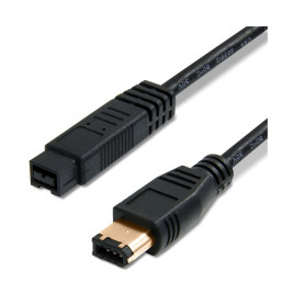Citi Electronics FireWire Gold 800 to 400 6Ft - Black/Gold