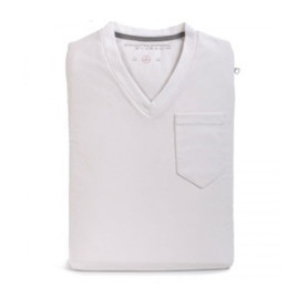 Computer Apparel V-Neck Sleeve - White