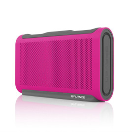 Braven Balance Portable Bluetooth Speaker - Raspberry Red/Gray