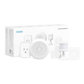 Aqara SHSK-T01 Smart Starter Kit Local Alarm System, Home Automation, Remote Monitor and Control - White