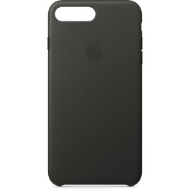 Apple iPhone 8 Plus Leather Case - Charcoal Gray
