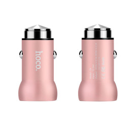 Hoco Z4 QC2.0 Car charger - Rose Gold
