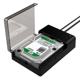 Sabrent Hard Drive Flat Docking Station - Black