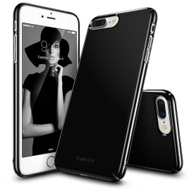 RingKe Slim Case for iPhone 7/8 Plus - Gloss Black