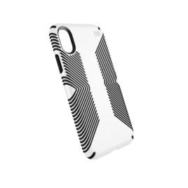 Speck Presidio Grip Case for iPhone X - White/Black