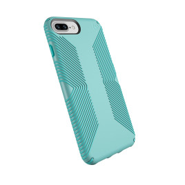 Speck Presidio Grip para iPhone 8 Plus/7 Plus/6 Plus/6S Plus - Surf Teal/Mykonos Blue