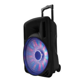 Altavoz de DJ portátil Supersonic con “Bluetooth”, negro.