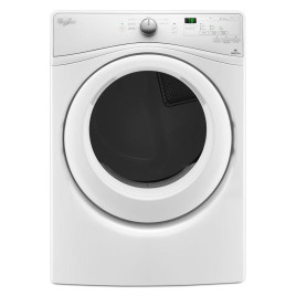 Secadora a gas Whirlpool carga frontal 27", 7.4 pies cúbicos, blanco.
